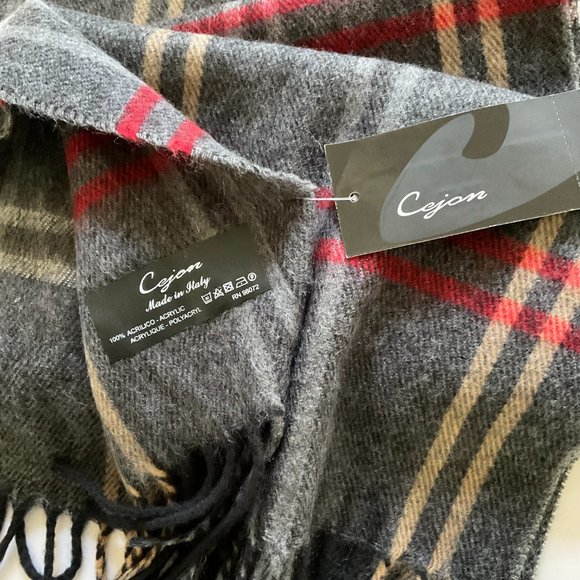 CEJON Men's Italian Scarf NWT - Picture 3 of 5